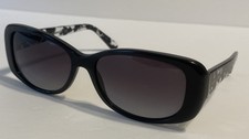 Coach Women's HC8168 Sunglasses Black/Black Crystal Mosaic/Light Grey Gradient
