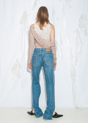 Vintage 90s Levi's 630 Straight Leg Jeans Size M Grunge W32 L36 Blue Denim Pants