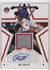 2025 Panini Stars and Stripes Signature Materials Tre Phelps #SSM-TP Auto 0j81