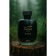 Rasasi Hawas Black for MEN Eau De Parfum Spray 3.38 FL OZ / 100 ML EDP - NEW