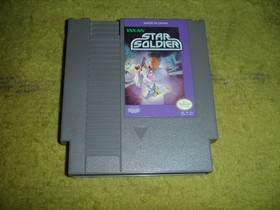 Star Soldier -  NES Game Cartridge With NES sleeve inside a clear case (1985)