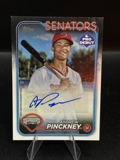 2024 Topps Pro Debut #PD-117 Andrew Pinckney AUTO Autograph RC SP Senators 