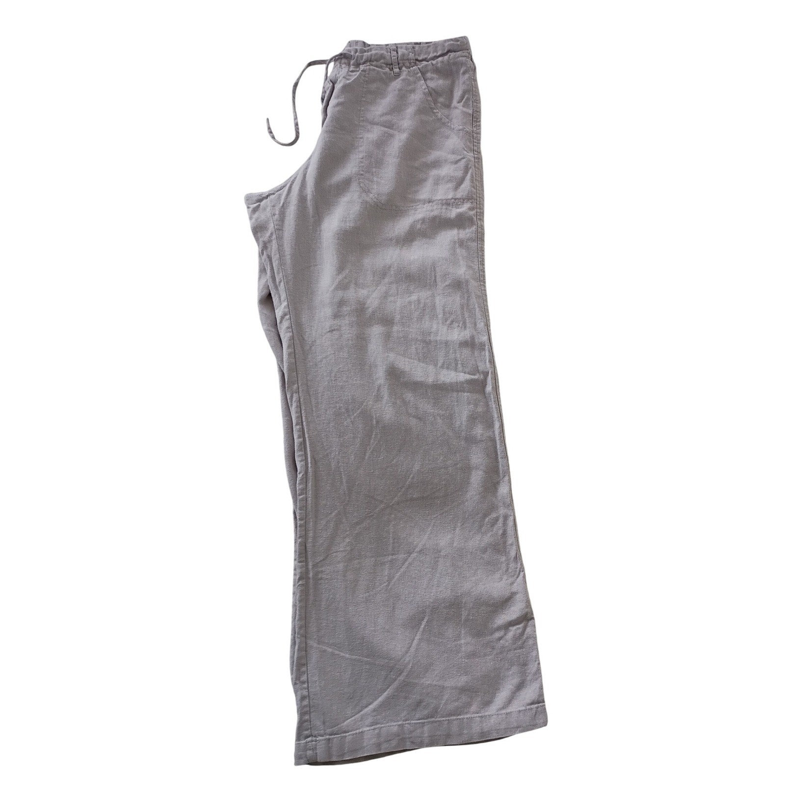 NATURAL ELEMENTS Linen Blend Drawstring Waist Wid… - image 5