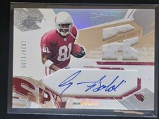 2003 SPx #191 Anquan Boldin JSY AU RC /1100 Mint Rookie Card Rare Gem. rookie card picture