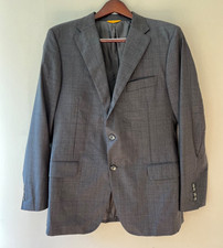 Hickey Freeman X Loro Piana Men's 150's Wool 2 PC Suit Sz 42R 35x30 Made in USA