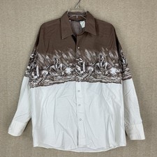 Panhandle Slim Shirt XL Brooks Dunn Pearl Snap Horse Rodeo Cowboy Western