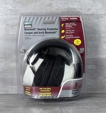 Safety Works SWX00260 Bluetooth MP3/AM/FM Hearing Protection Earmuffs NEW READ