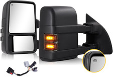 Towing Mirrors for 1999-2016 Ford F250-F550 Super Duty  Turn Signal Running Lig
