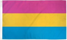Pansexual Pride Flag 3x5ft UltraBreeze LGBTQ Rainbow Pansexual Pan Flag