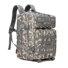 45L Military Tactical Backpack Large Army Molle Bag Rucksack 3 Day Assault Pack