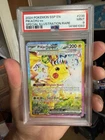 Pokemon Pikachu ex 238/191 SV08 Surging Sparks SIR Holo EN PSA 9 2024