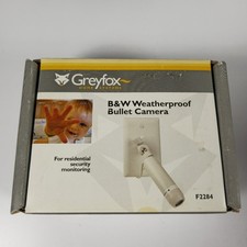 GREYFOX F2284 BLACK  WHITE WEATHERPROOF BULLET CAMERA CAT-5 CABLE