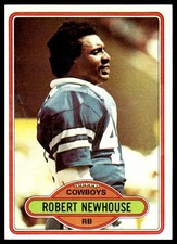 1980 Topps #413 Robert Newhouse Dallas Cowboys NM+