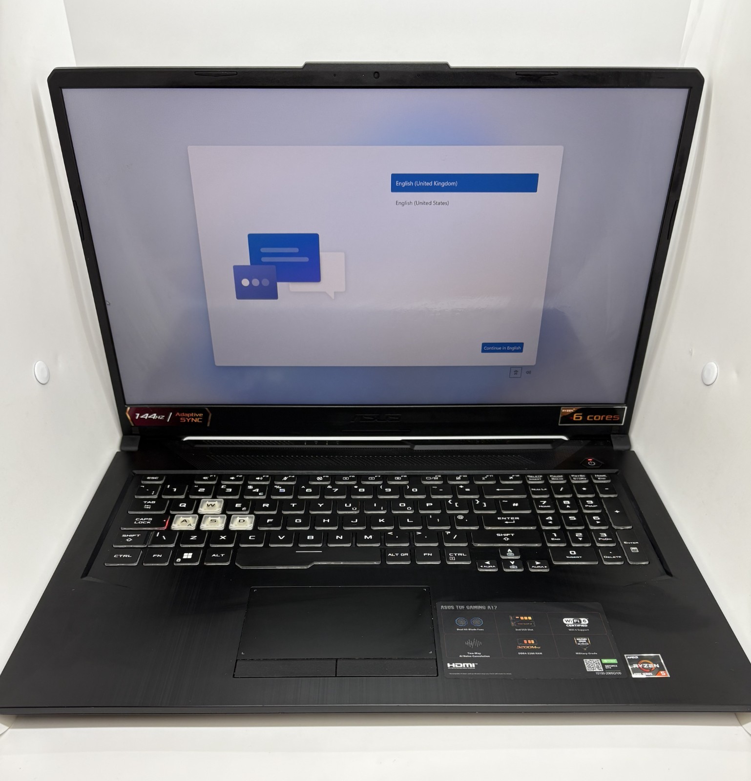 ASUS TUF Gaming A17 - FA706IHR Gaming Laptop