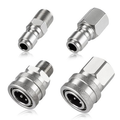 #ad Ciunura 4 PCS Pressure Washer Coupler Quick Connect 3 8 in 3 8 femal male $18.49