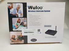 Wuloo Wireless Intercom System 1 Pack 10 Channel 1 Mile Range WL666 Black