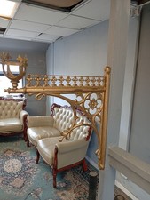 19th Century Wall Mounted Brass/ Bronze Candle Sconces Church Large