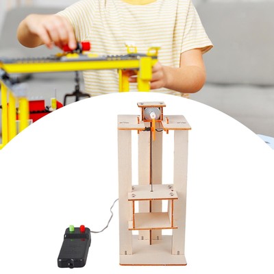 DIY Model Electric Elevator Kits Bildungsspielzeugbau Kits für Kinder