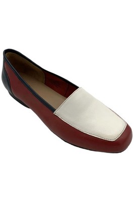 ARRAY Women's Freedom Slip-On Leather Loafers Patriot/Red/White/Blue