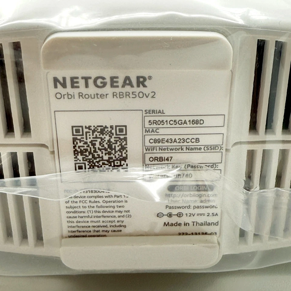 NETGEAR orbi RBR50v2 Router AC3000 Tri-Band Mesh Wi-Fi ~ New - Image 4 of 4