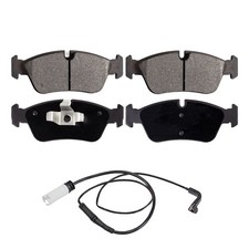 BREMSBELÄGE BELAGSATZ + WK VORNE passend für BMW 1er E87 120 3er E90 316 318 320
