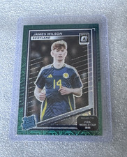 Panini 2025-26 Donruss Road to FIFA World Cup James Wilson Teal Mojo /49 RC