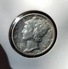 1941-S 10c Mercury Dime AU Uncirculated 90% Silver #352