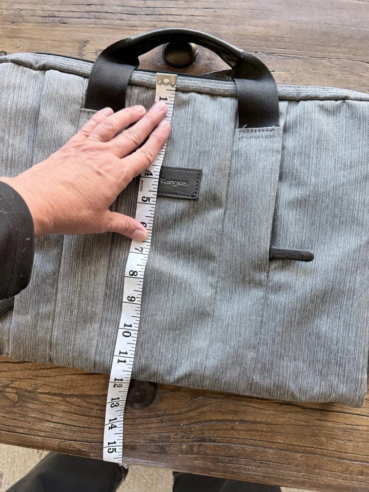 Targus Bolso Maletín para Portátil 15" Gris (Correa para el Hombro NO INCLUIDA-FALTA) Foto 4 de 4