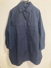 Uniqlo C Oversized Shirt Coat Navy 25SS Size:S 474941 Women's Outerwear New