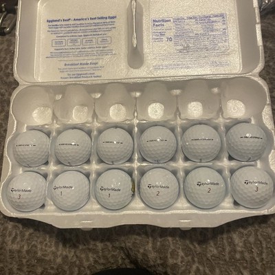 12 TaylorMade Tour Response Golf Balls In Good 4A 5A Quality