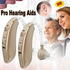 Hearing Aids Amplifier, Noise Cancelling, Adjustable Volume,Nearly Invisible