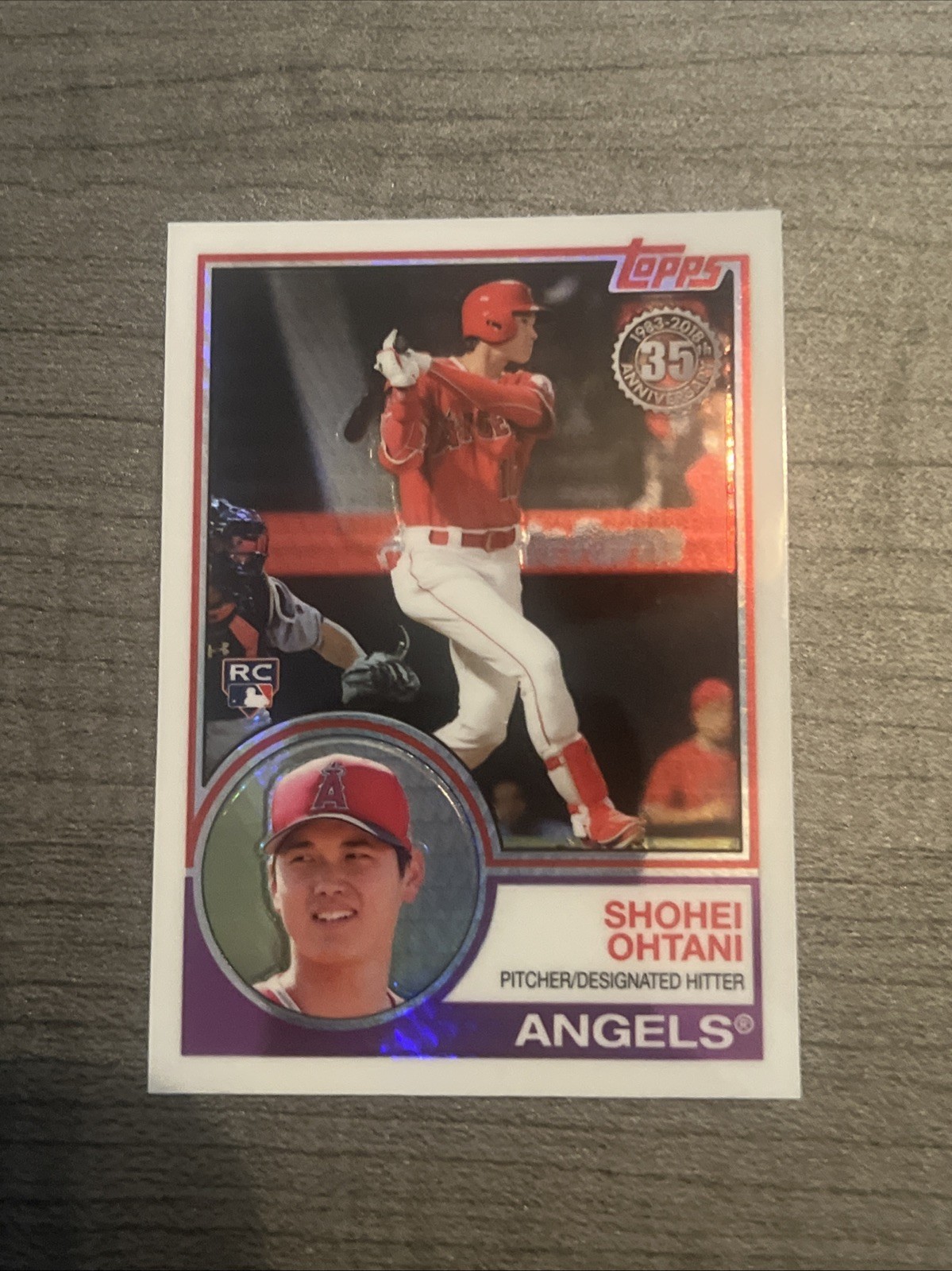 2018 Topps Silver Pack  Shohei Ohtani RC  #145  Dodgers 1983 Chrome Promo SP