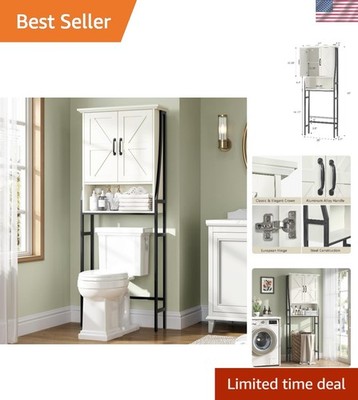 Over The Toilet Storage Cabinet, Over Toilet Bathroom Organizer, Above Toilet...