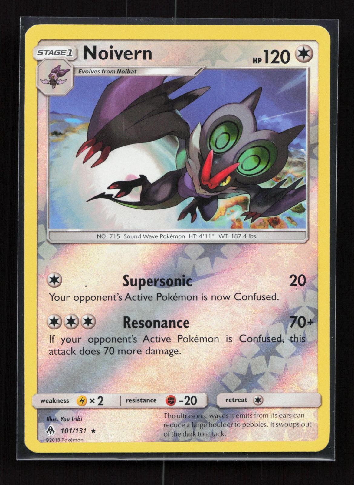 Noivern 101/131 Forbidden Light Rare Pokemon Reverse Holo LP