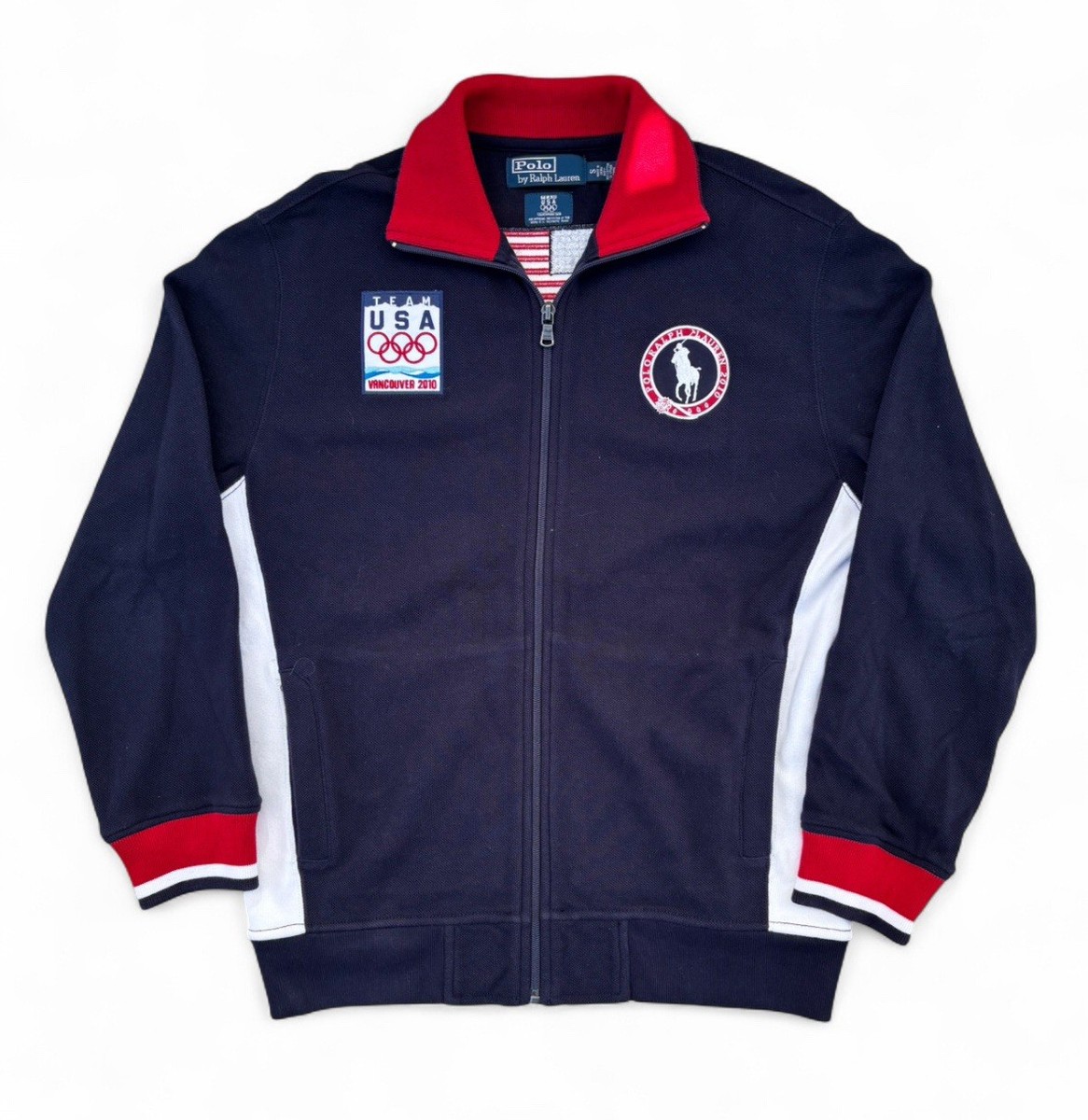Polo Ralph Lauren Men Jacket S Navy Team USA Olympic Vancouver