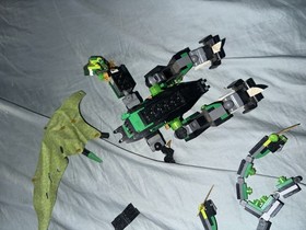 LEGO NINJAGO: The Green NRG Dragon 70593 NOT COMPLETE No Minifigs, Manual PARTS*
