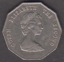 East Caribbean States 1989 $1 QE II British Territories. Golden Hind Ship KM# 20