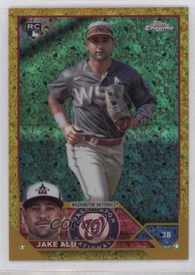 2023 Chrome Update Gold Mini-Diamond Refractor 47/50 Jake Alu Rookie RC 18c3