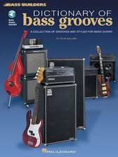 Dictionary of Bass Grooves Book/Online Audio Paperback Sean Malon