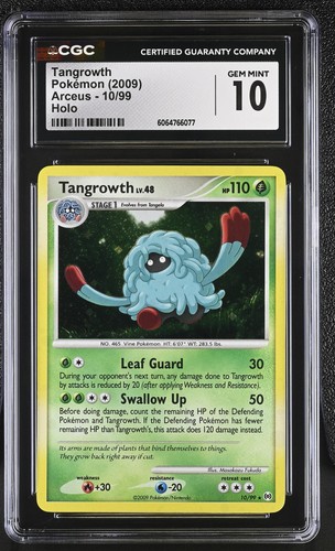 Pokemon Tangrowth Arceus 10/99 Holo CGC 10 Gem Mint