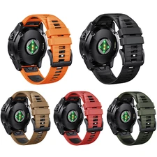 Silicone Watch Strap Wrist Band Replacement For Garmin Fenix7X Pro
