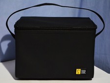 CASE LOGIC w Carry Handle Zippered 8" x 3.5" x 6" h Cassette Cd Camera Holder