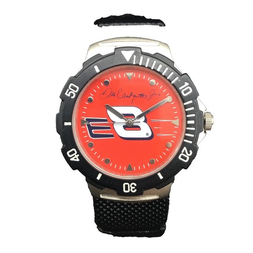 Dale Earhart Jr. #8 Nascar Silver Ladies Watch - Red Dial  display picture 1