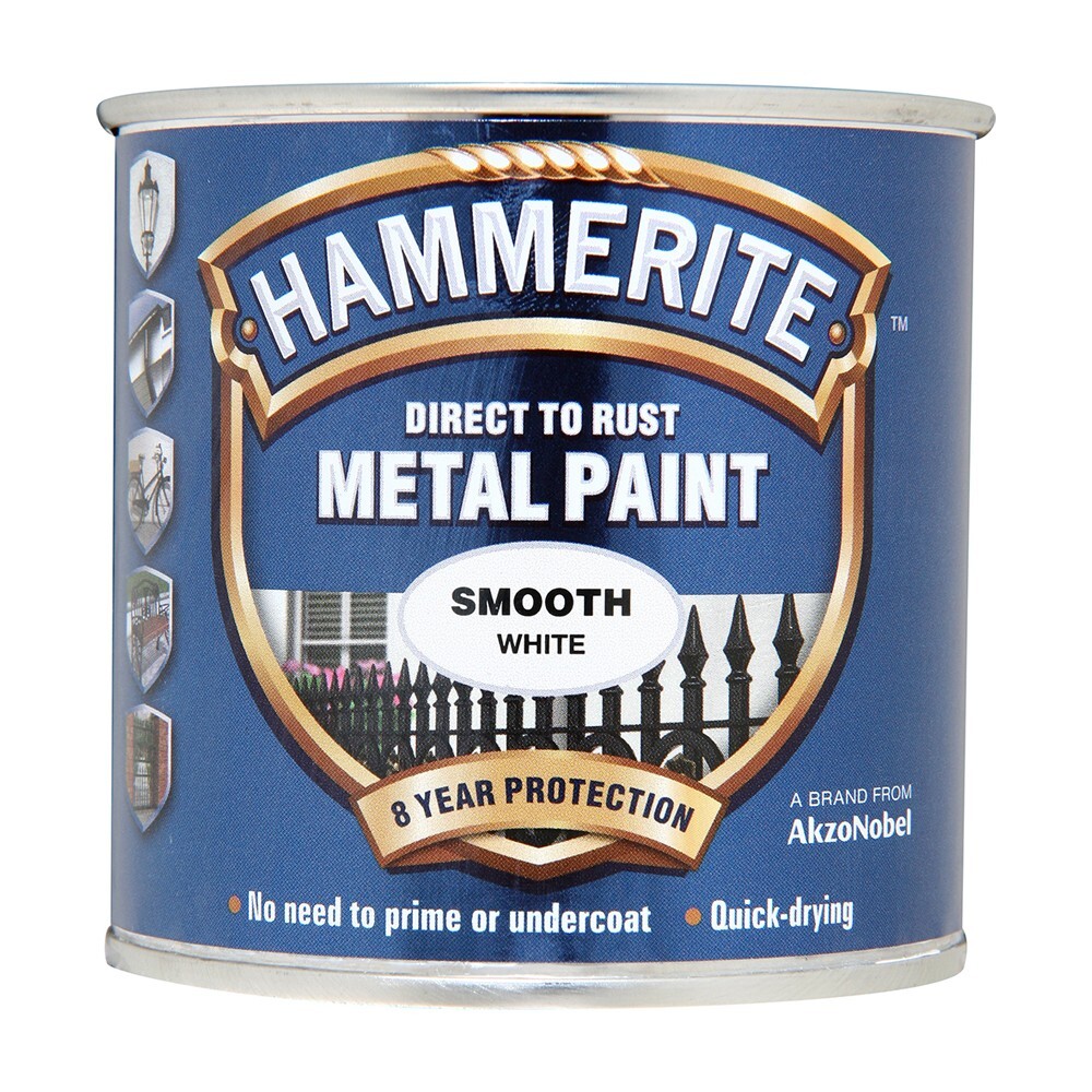 B&Q - White Gloss Metal Paint250Ml - Image 6