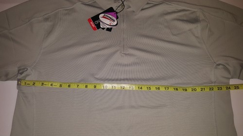 New North End Sport Men’s Golf Polo Shirt Size XL - X Large Gray Short Sleeve - Picture 2 of 7
