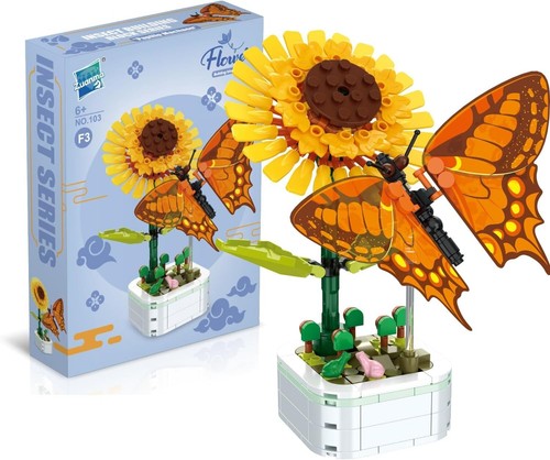Icons Flower Bouquet Botanical Collection Building Set - Picture 2 of 12