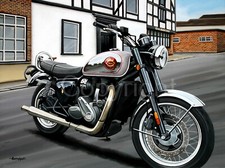 BSA Gold Star 2023 650cc Iconic  Motorbike Metal Wall Art 3 Sizes To Choose From