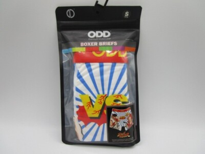 ODD Sox Street Fighter Men's Size Small 28-30 Boxer Briefs Underwear