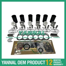 6x EH700 Overhaul Rebuild Kit With Gasket Set Bearing For Hino diesel engine