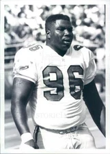 Press Photo NFL Philadelphia Eagles Defensive End Clyde Simmons - snb8949